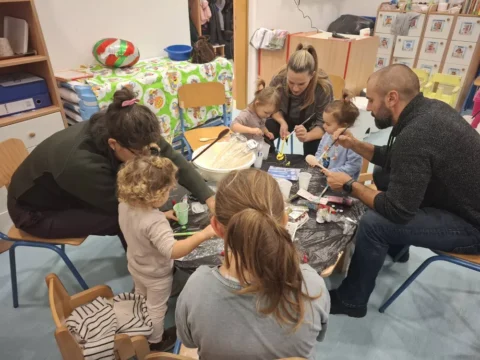 božićna radionica u vrtiću Jadranovo