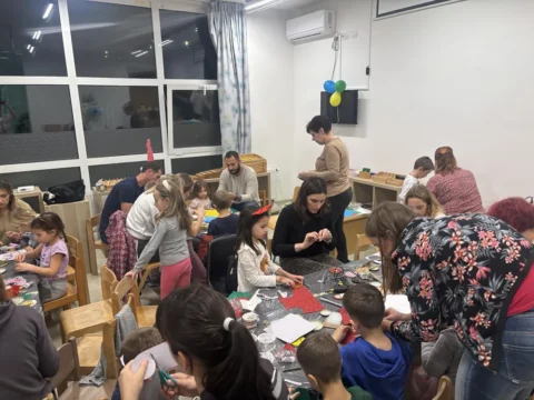 božićna radionica u vrtiću Jadranovo