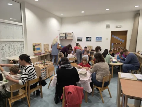 božićna radionica u vrtiću Jadranovo