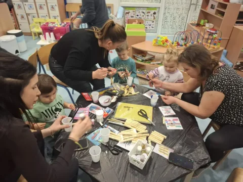 božićna radionica u vrtiću Jadranovo