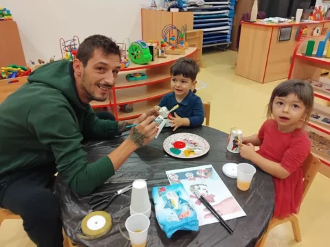 božićna radionica u vrtiću Jadranovo